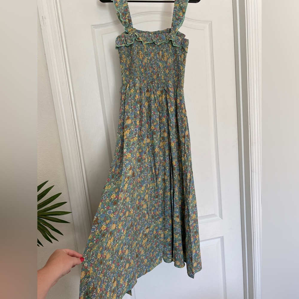 Natural Life - Megan Smocked Midi dress NWT